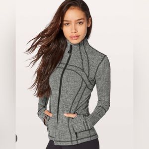 Lululemon Define Jacket.Ritual Jacquard Luon Black/White NWT. Never worn. Rare